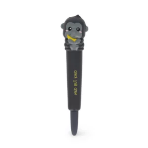 Stylo à Encre Gel Antistress Gorilla « Wild but Kind » - Squeezies