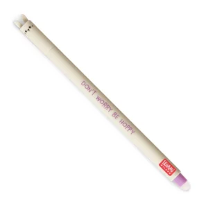 Stylo effaçable Lapin « Ne t'inquiète pas, sois joyeux »