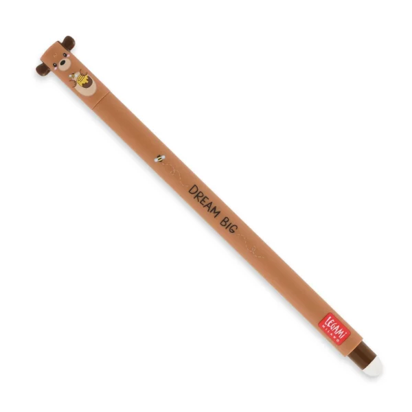 Stylo effaçable ours en peluche Dream Big
