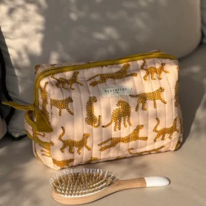 Trousse de toilette femme XL - Fauve Rose