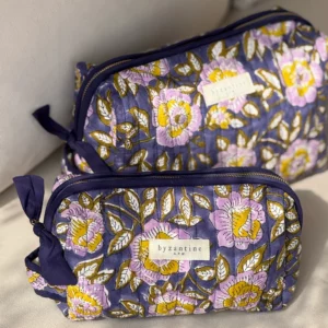 Trousse de toilette femme XL - N°113 Bleu