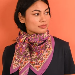 Grand foulard CALYPSO Violet