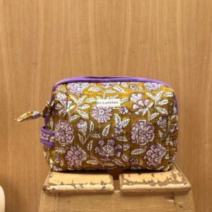 Trousse de toilette femme XL - Carthage Kaki