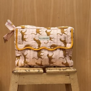 Trousse de toilette rabat - FAUVE Rose