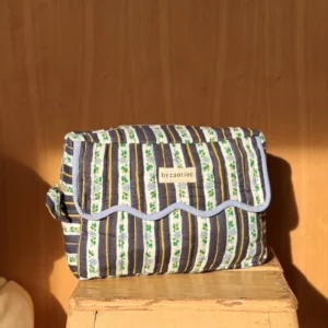 Trousse de toilette rabat - FLORA Bleu marine