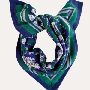 Petit foulard CARTHAGE Bleu