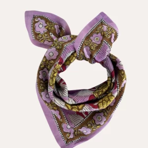 Petit foulard PÉNÉLOPE Lilas