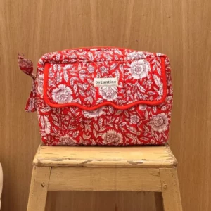 Trousse de toilette rabat - ANTIOCHE Tomato
