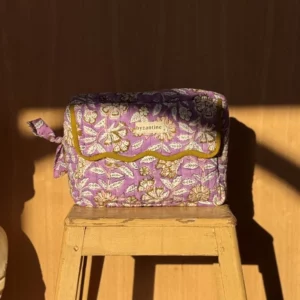 Trousse de toilette rabat - CARTHAGE Lilas